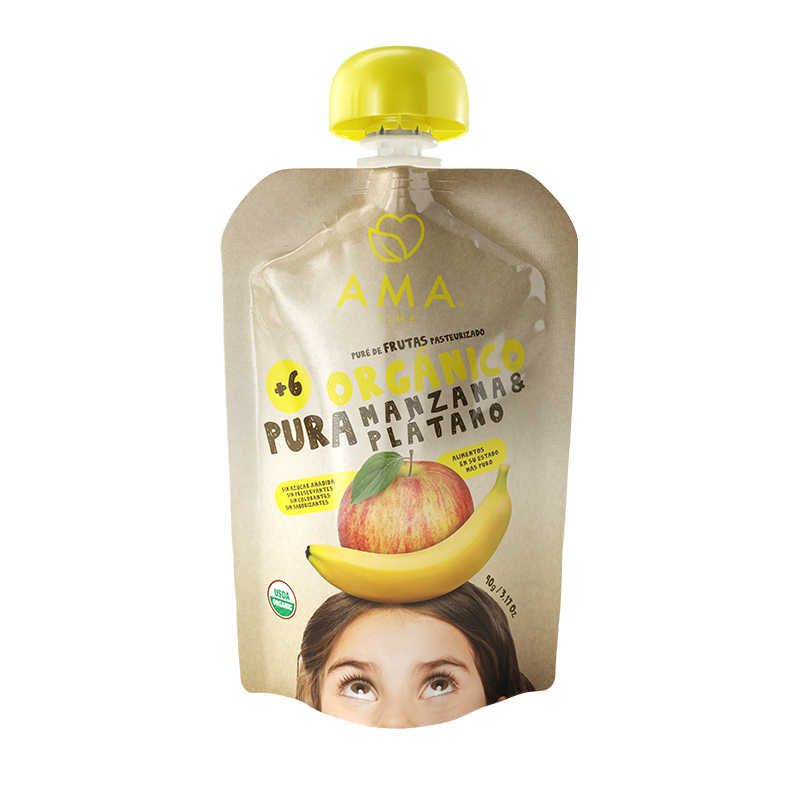 AMATIME 有(yǒu)機(jī)香蕉蘋果泥90g